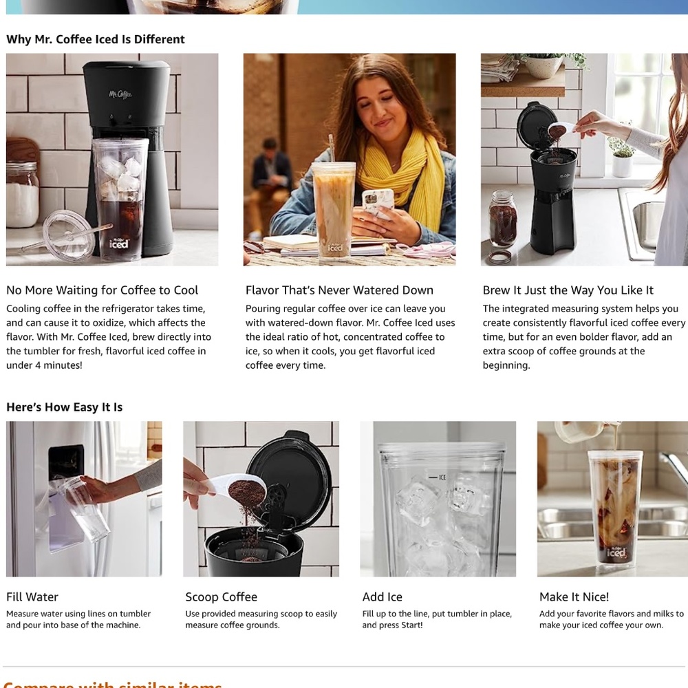 Mr. Coffee Iced Coffee Maker - Picture 8 of 9